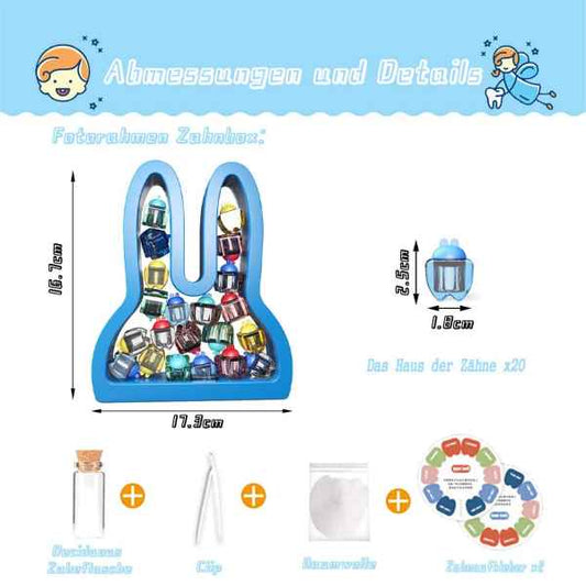 Dėžutė pieniniams dantukams laikyti