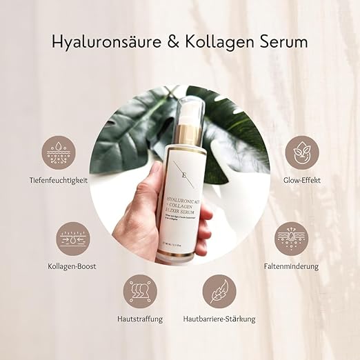 Premium kolageno ir hialurono rūgšties serumas