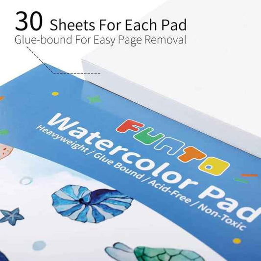 Akvarelinis popierius, 60 lapų, 300 g/m2