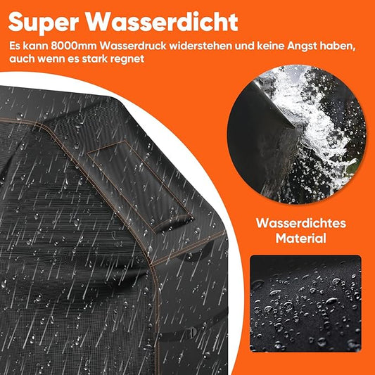 Vandeniui atspari kepsninės apsauga, 165x61x115 cm