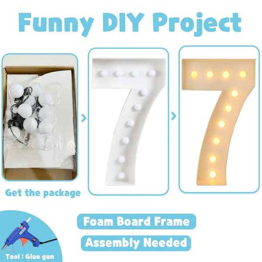 Šviečiantis skaičius 7