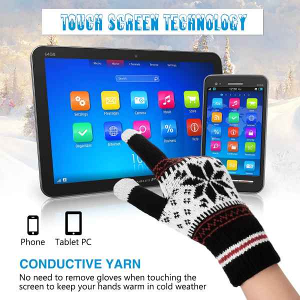 Pirštinių rinkinys 2 poros, M/L