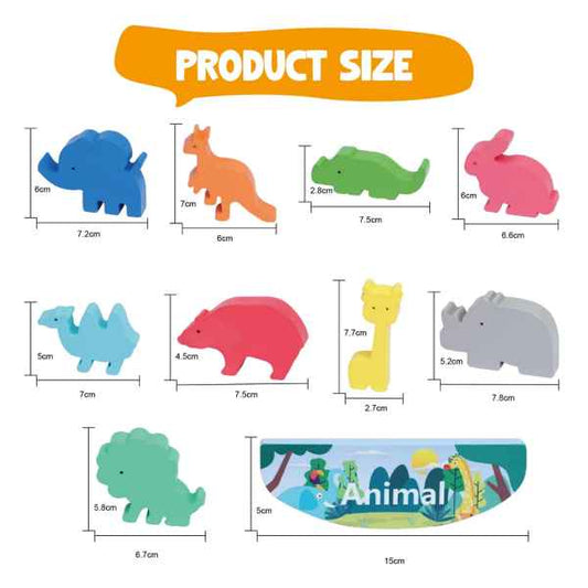 Balansinis stalo žaidimas Blot Gyvūnų bokštelis