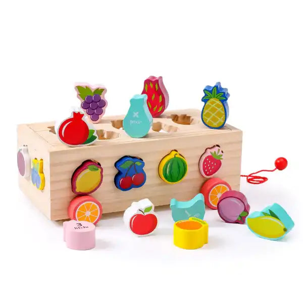 Montessori medinė mašinytė