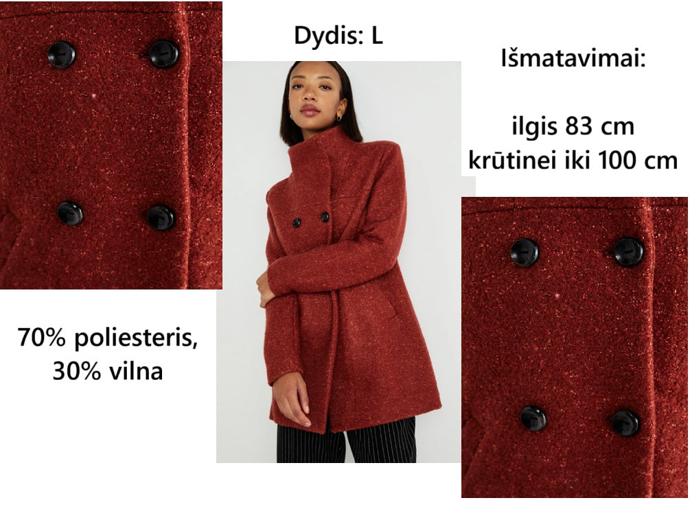 "ONY" paltas su vilna, M/L