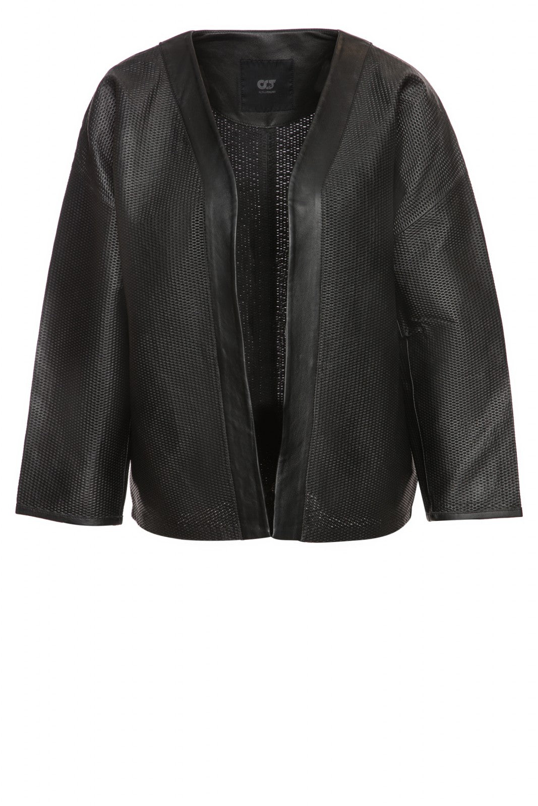 AlphaTauri moteriška odinė striukė, L