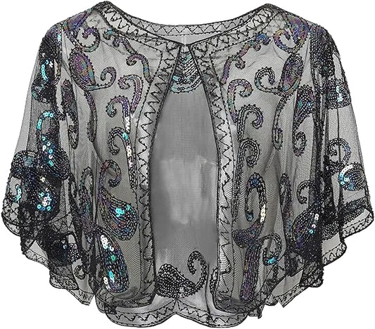 Siuvinėta skraistė su žvyneliais, universalus