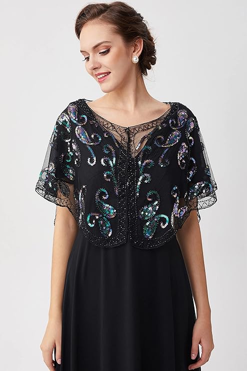 Siuvinėta skraistė su žvyneliais, universalus