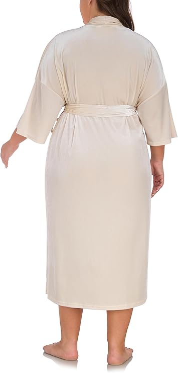 Moteriškas velvetinis chalatas, XXXL