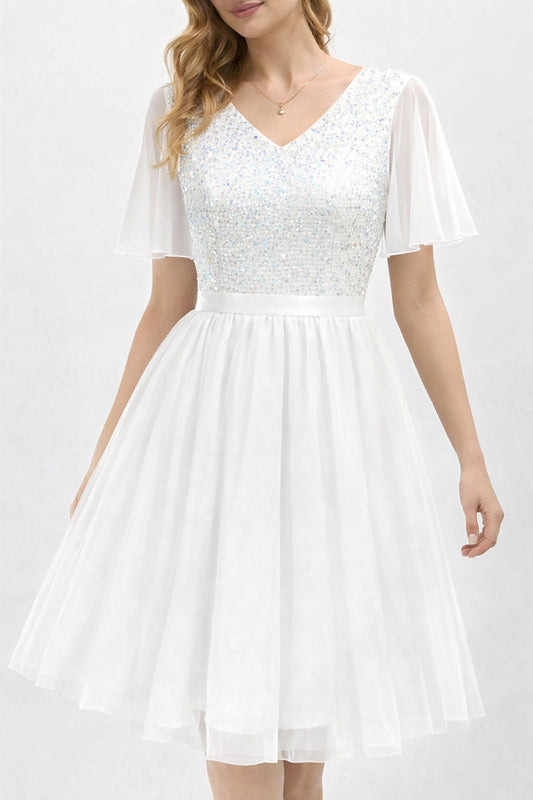 Puošni suknelė su tiuliu, XXL