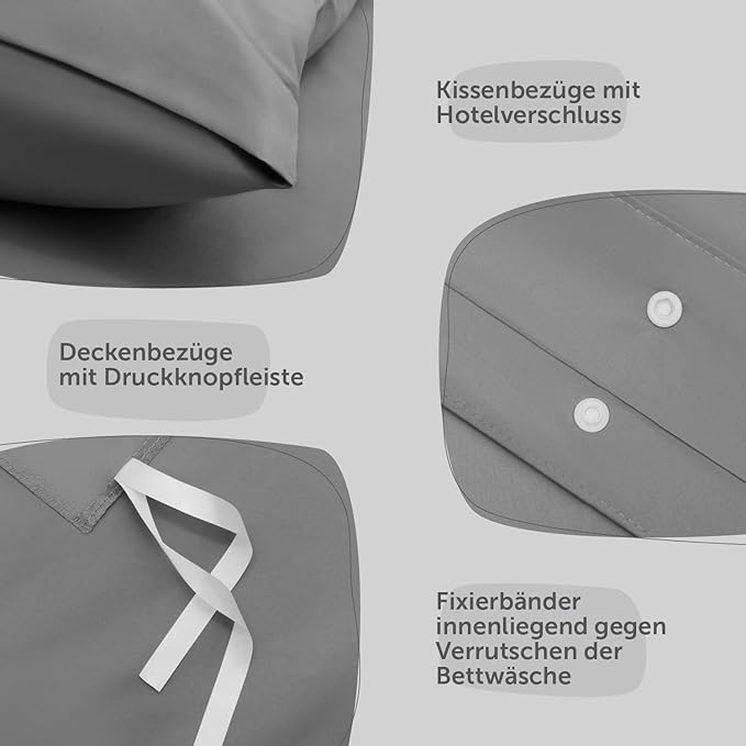 Patalynės komplektas, 190x200 cm. + 2 vnt pagalvių