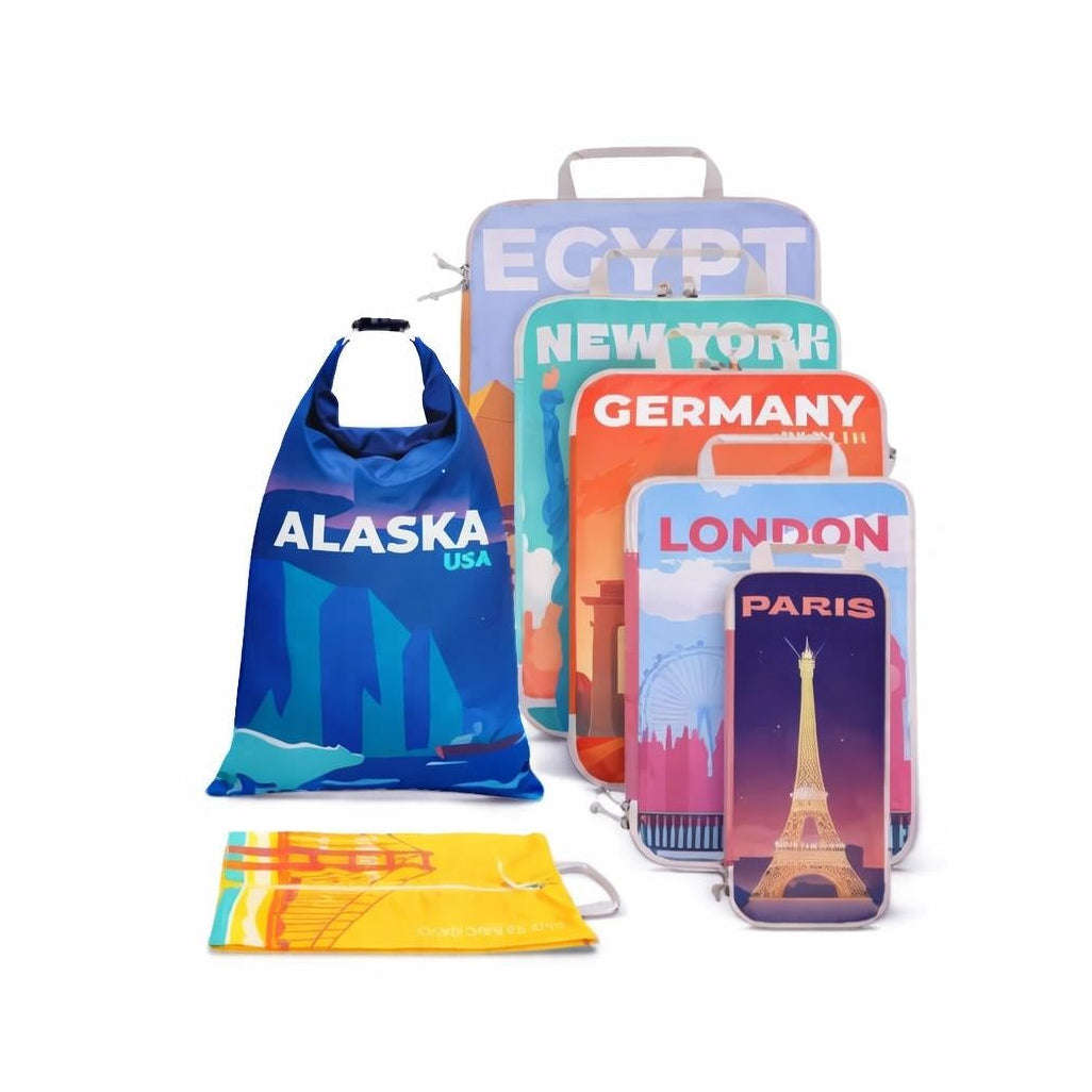 Kelioninių krepšių rinkinys, 7 vnt.