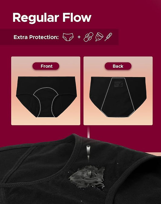 Menstruacijų kelnaitės, M/L (3 vnt.)