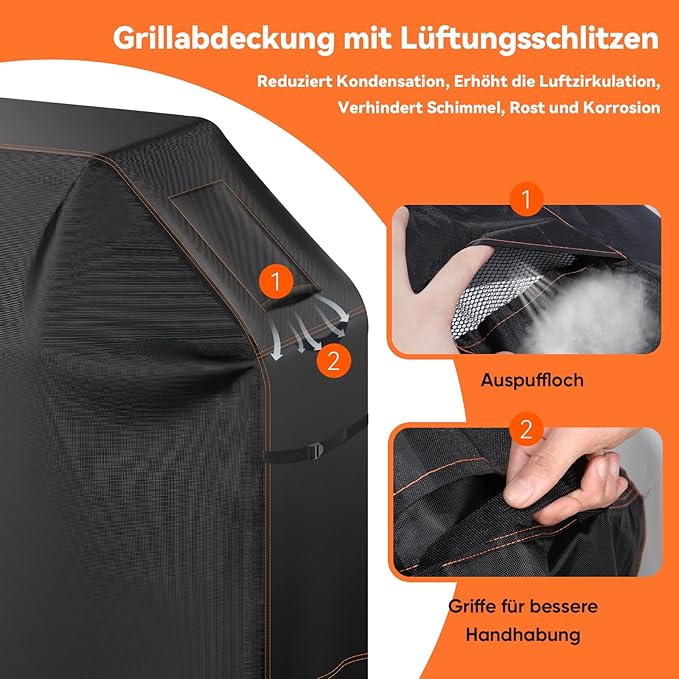 Vandeniui atspari kepsninės apsauga, 165x61x115 cm