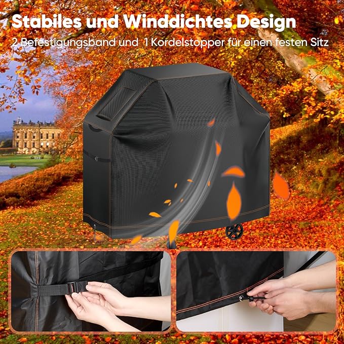 Vandeniui atspari kepsninės apsauga, 165x61x115 cm