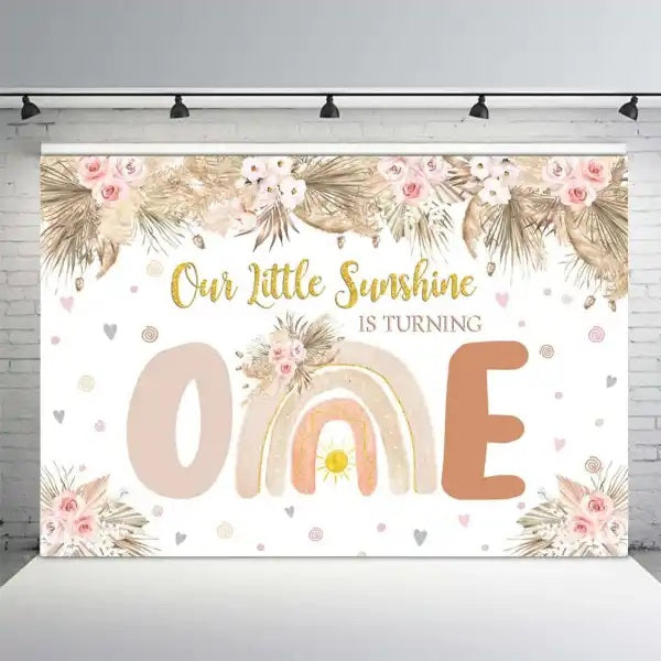 Pirmojo gimtadienio sienelė "One"