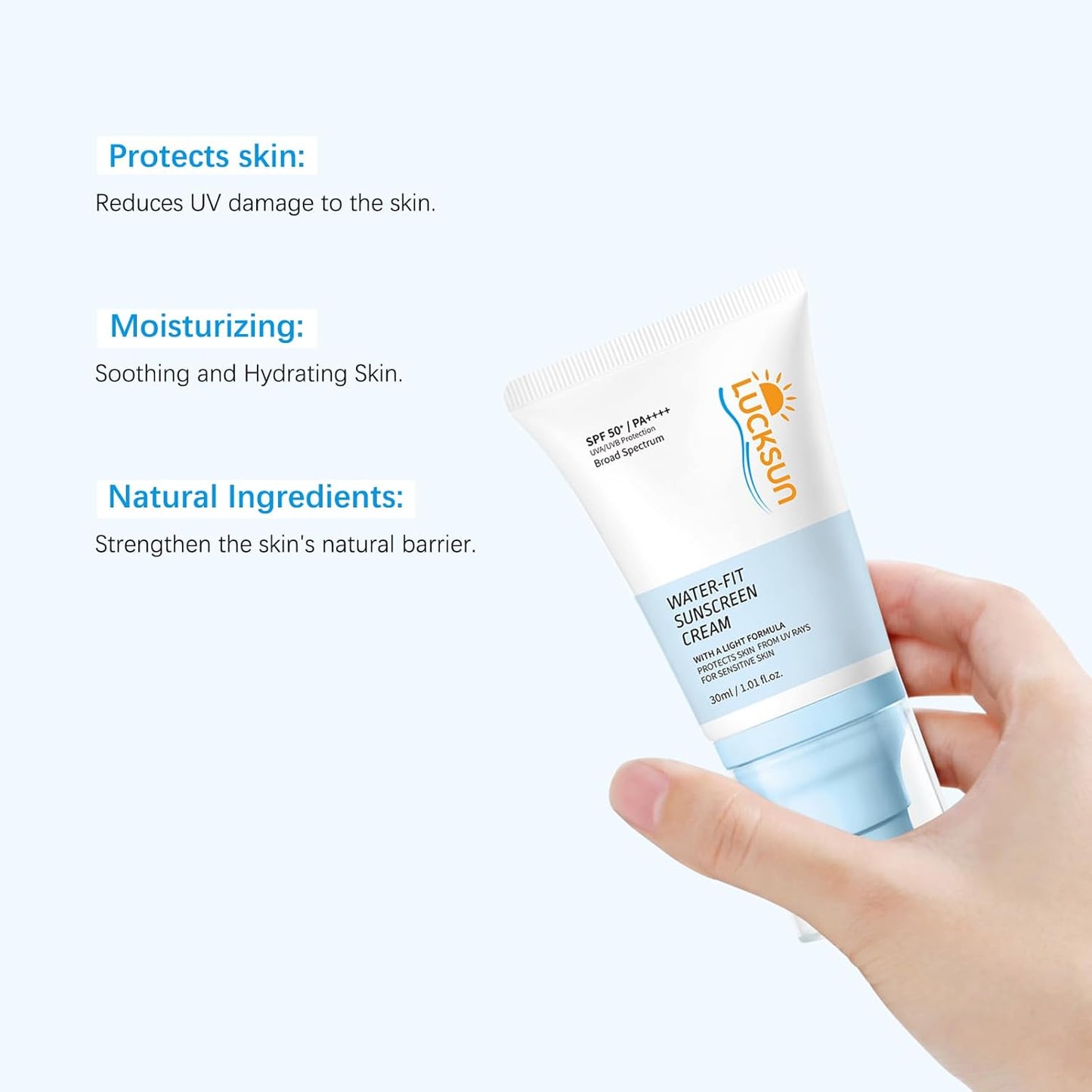 Veido ir kūno kremas nuo saulės SPF50+ su hialurono rūgštimi