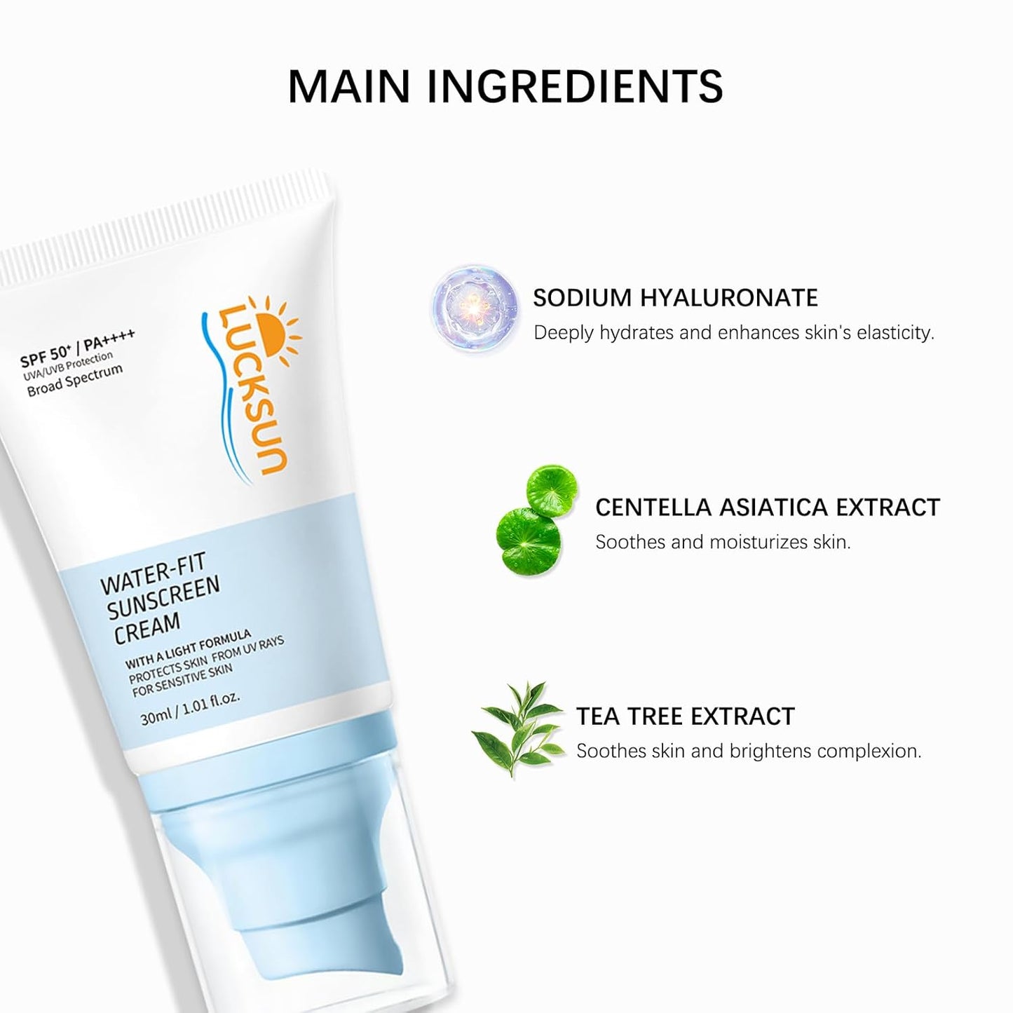 Veido ir kūno kremas nuo saulės SPF50+ su hialurono rūgštimi