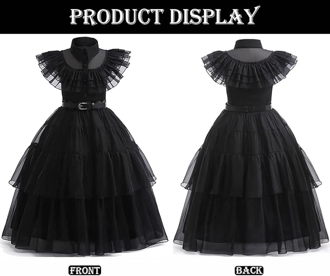 Wednesday suknelė, 140-152 cm.