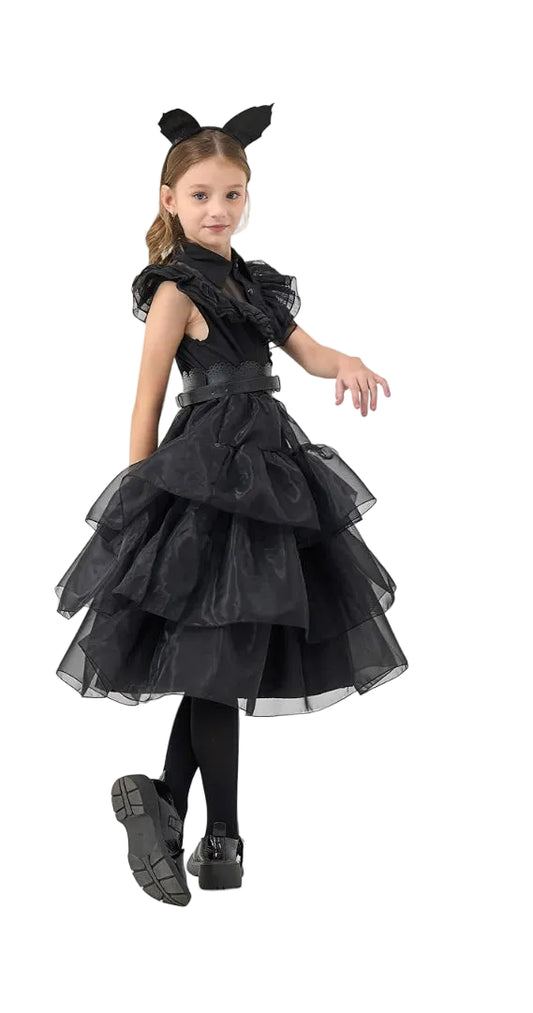 Wednesday suknelė, 140-152 cm.