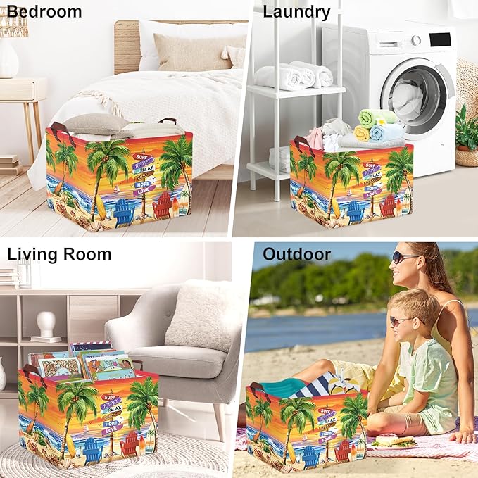 Daiktų laikymo krepšiai, 4 vnt. x 40×30×30 cm.